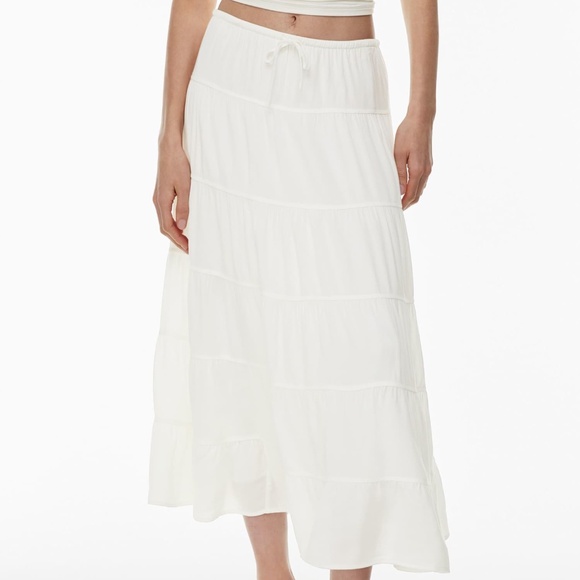 Aritzia Wilfred Bouquet Maxi Skirt in Light Birch - Picture 1 of 5
